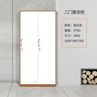 更衣柜 两门更衣柜 咖白色 钢制更衣柜 FENGLONG 咖套白更衣柜钢柜