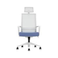 职员椅 高背办公椅 带头靠 灰框网布椅 Vaseat网布办公椅系列