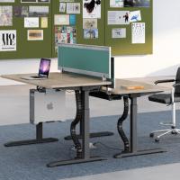 升降办公桌 16款升降电脑桌 电动升降桌 DC升降桌1.2~1.6米台面