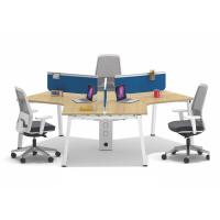 职员位 扇形职员位 钢木桌 四人组合桌 伟瑞X50款工作位  可定制