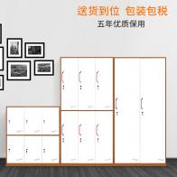 更衣柜 六门更衣柜 咖白色 钢制更衣柜 FENGLONG 咖套白更衣柜钢柜