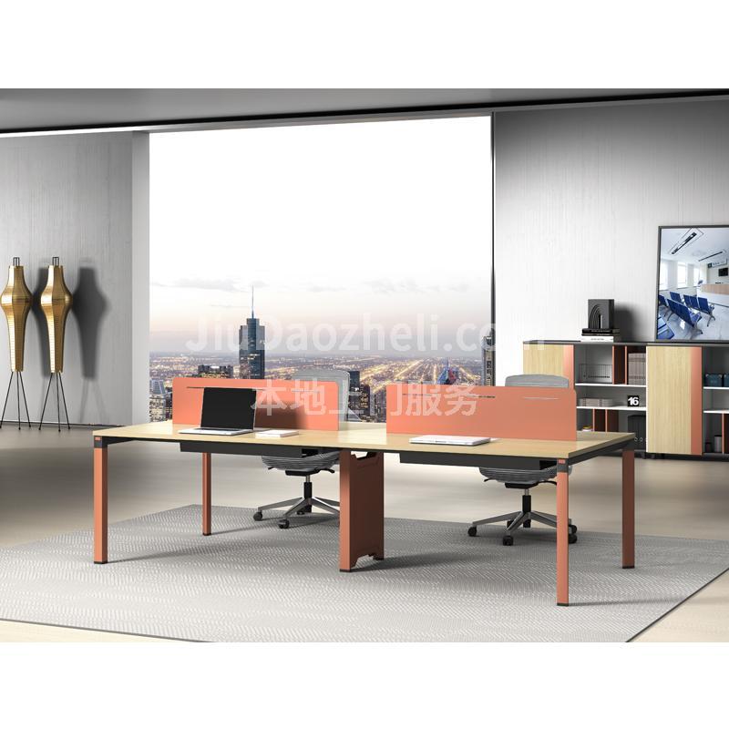 职员位 回形脚 四人职员位 钢木办公桌 伟瑞A55款工作位  可定制