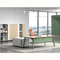 主管桌 钢木主管桌 多边形管3560钢架 经理办公桌 可定制