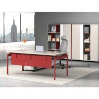 主管桌 钢木主管桌 方管V23钢架 经理办公桌 可定制