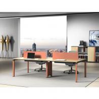 职员位 回形脚 四人职员位 钢木办公桌 伟瑞A55款工作位  可定制