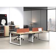 职员位 回形脚 四人职员位 钢木办公桌 伟瑞A55款工作位  可定制