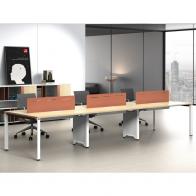 职员位 回形脚 四人职员位 钢木办公桌 伟瑞A55款工作位  可定制