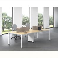 办公位 菱形腿 钢木办公位 六人工作组 伟瑞3580款工作位  可定制