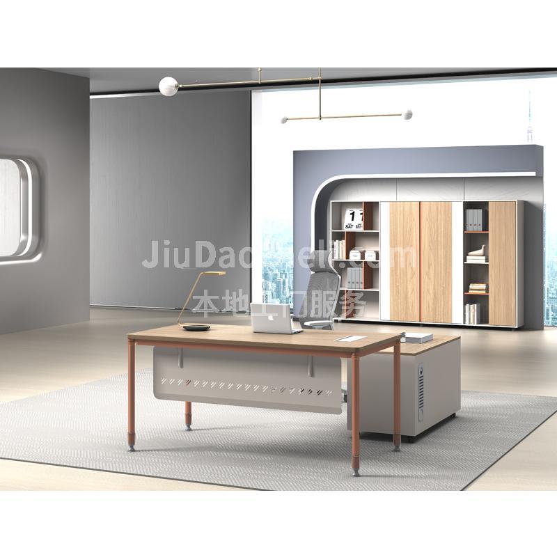 主管桌 钢木主管桌 细圆管 经理办公桌 伟瑞B42款办公桌  可定制