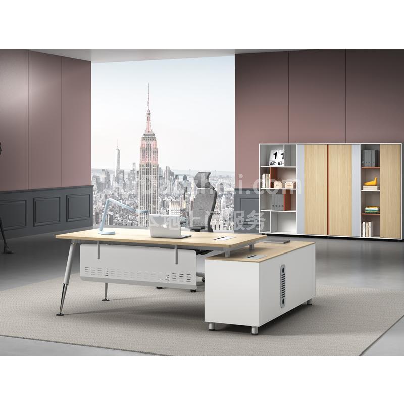 主管桌 钢木主管桌 固定柜  经理办公桌 伟瑞Q5款办公桌  可定制