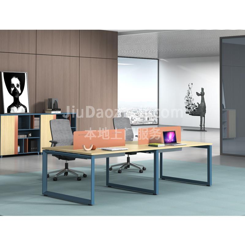 办公位 四人办公位 职员桌 钢木办公位 伟瑞B5款工作位  可定制