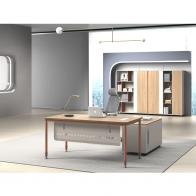 主管桌 钢木主管桌 细圆管 经理办公桌 伟瑞B42款办公桌  可定制