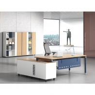 主管桌 钢木主管桌 圆管腿 经理办公桌 伟瑞KV款办公桌  可定制