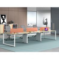 办公位 四人办公位 职员桌 钢木办公位 伟瑞B5款工作位  可定制