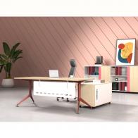 主管桌 钢木主管桌 活副柜 经理办公桌 伟瑞A63款办公桌  可定制