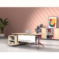 主管桌 钢木主管桌 活副柜 经理办公桌 伟瑞A63款办公桌  可定制