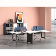 员工位 四人员工位 四人位 钢木员工位 伟瑞A63款工作位  可定制