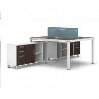 职员位 双人办公位 员工桌 钢木职员位 伟瑞B55款工作位 可定制