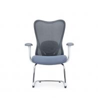 会议椅 访客会客椅 灰框款 弓形网布椅 广东ST网布办公椅