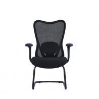 会议椅 洽谈访客椅 弓形椅 弓形网布椅 广东ST网布办公椅
