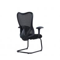 会议椅 洽谈访客椅 弓形椅 弓形网布椅 广东ST网布办公椅