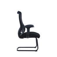 会议椅 洽谈访客椅 弓形椅 弓形网布椅 广东ST网布办公椅