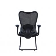 会议椅 洽谈访客椅 弓形椅 弓形网布椅 广东ST网布办公椅