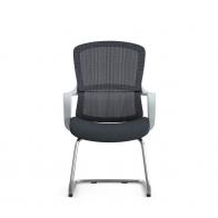 职员椅 弓形办公椅 弹力靠 灰框网布椅 广东ST网布办公椅