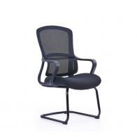 职员椅 弓形办公椅 弹力靠 灰框网布椅 广东ST网布办公椅