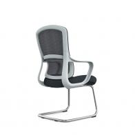 职员椅 弓形办公椅 弹力靠 灰框网布椅 广东ST网布办公椅