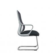 职员椅 弓形办公椅 弹力靠 灰框网布椅 广东ST网布办公椅