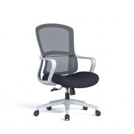 职员椅 中背职员椅 弹力靠 灰框网布椅 广东ST网布办公椅