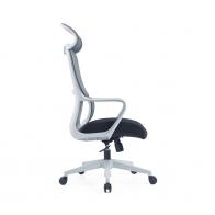 职员椅 高背职员椅 弹力靠 灰框网布椅 广东ST网布办公椅