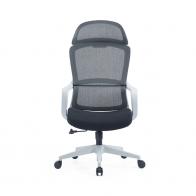 职员椅 高背职员椅 弹力靠 灰框网布椅 广东ST网布办公椅