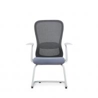 会议椅 网布访客椅 弓形椅 灰框网布椅 广东ST网布办公椅