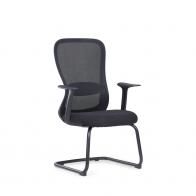 会议椅 网布访客椅 弓形椅 弓形网布椅 广东ST网布办公椅