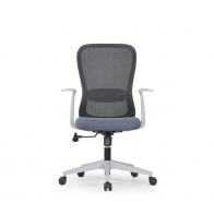 职员椅 中背职员椅 员工椅 灰框网布椅 广东ST网布办公椅