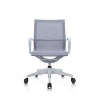职员椅 灰框办公椅 全灰色 全网办公椅 广东ST网布办公椅