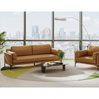 牛皮沙发 真皮办公沙发 分体脚架沙发 广东Sit接待办公沙发