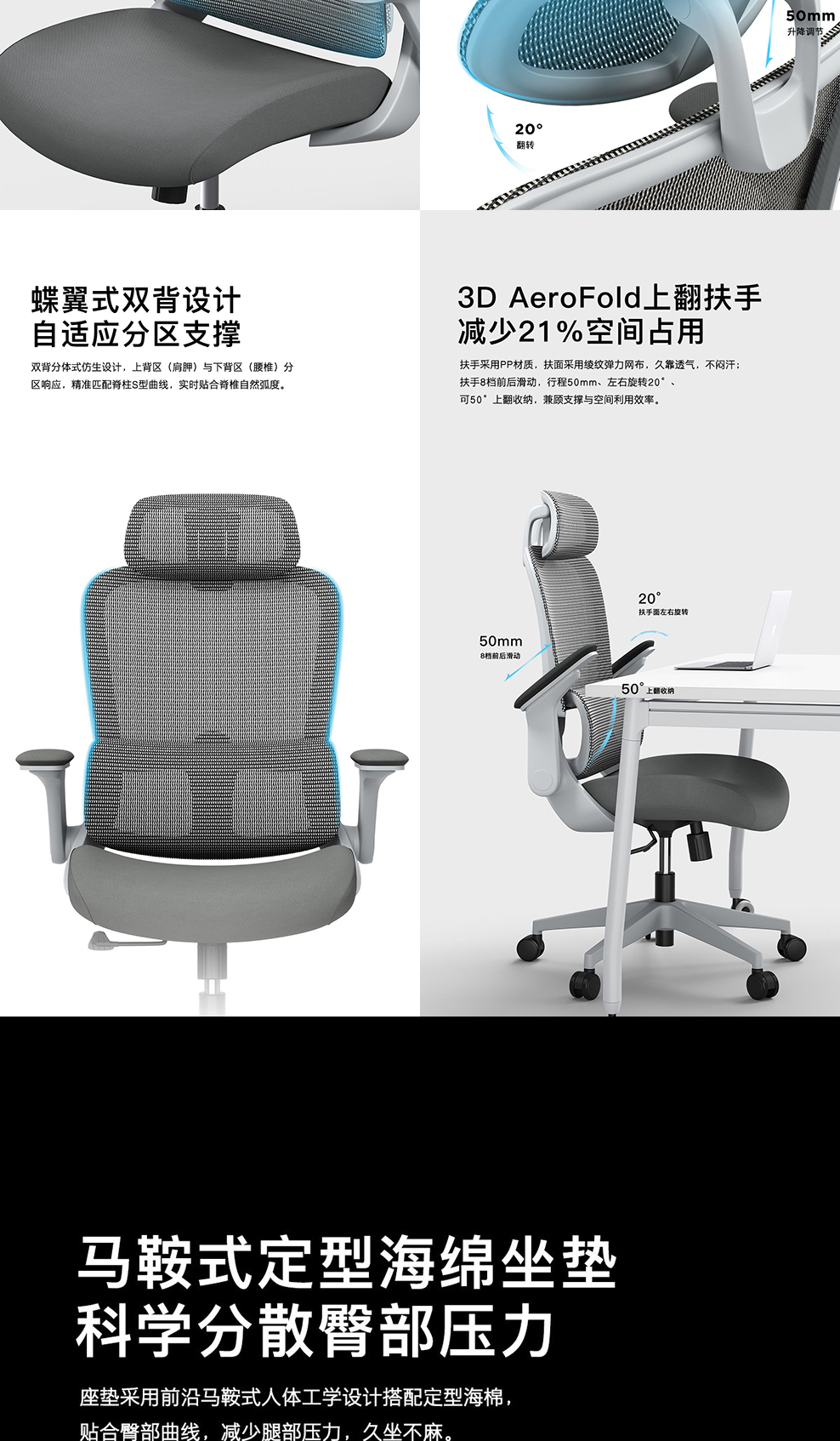 南京办公椅/ERGO人体工学职员椅/迅腾职员椅 网布访客椅 洽谈椅