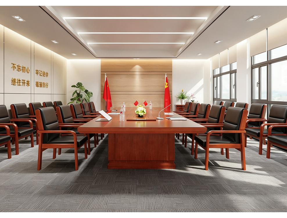 南京会议桌/南京实木会议桌/FP-9C款豪华大会议桌